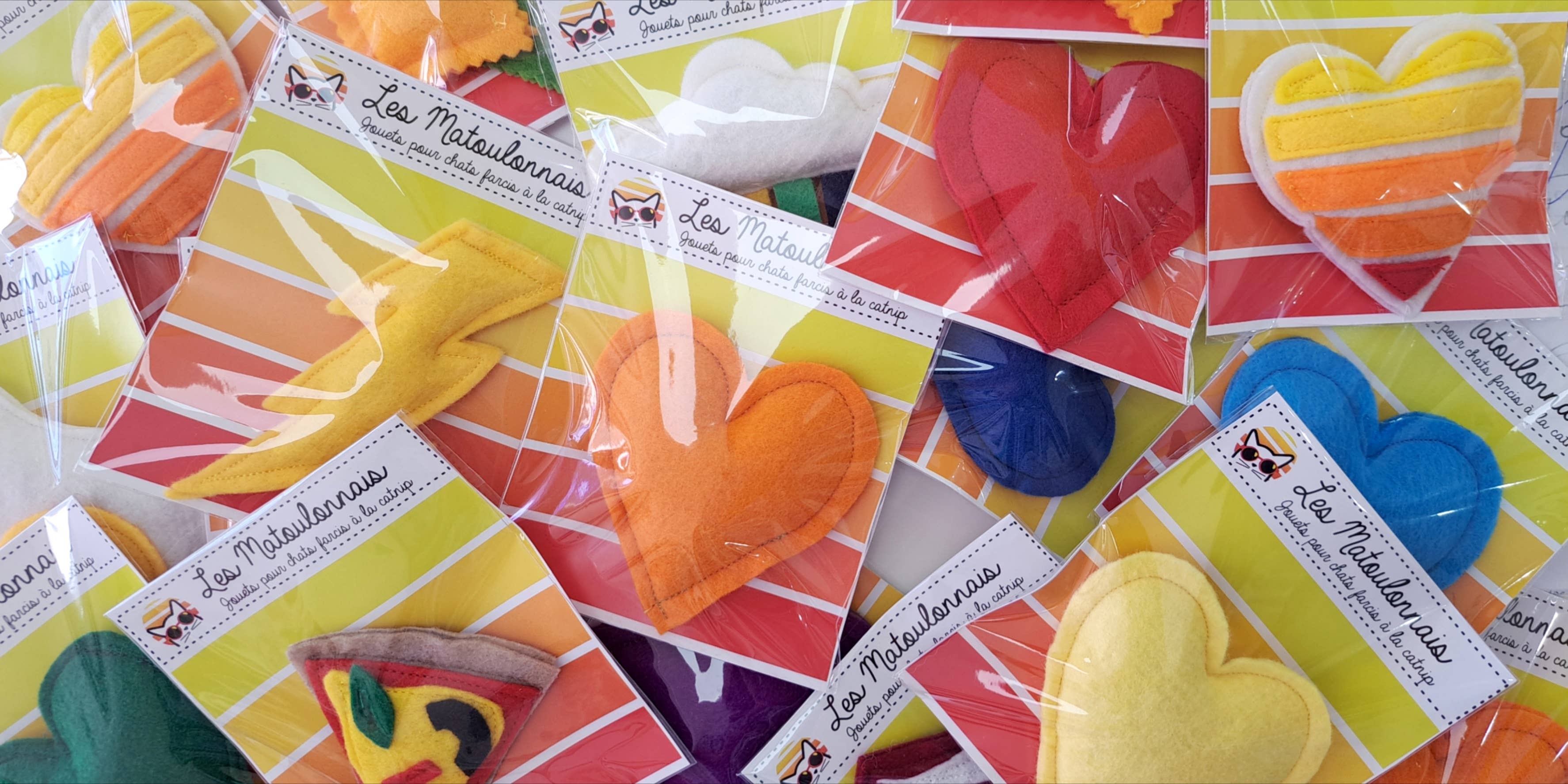 LES MATOULONNAIS - Venta al por mayor Juguete - Gatos - Nube arcoíris de fieltro «LES MATOULONNAIS»6