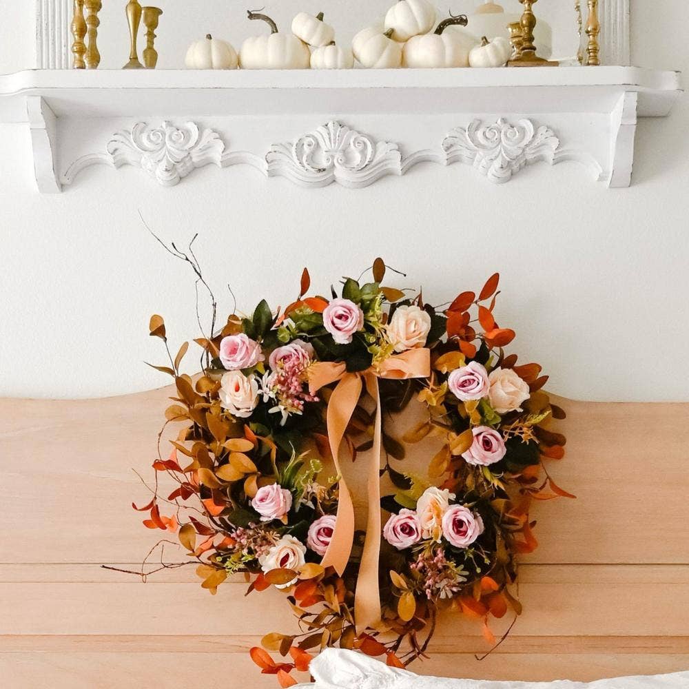 Factory Direct Craft - Wholesale Artificial Flowers - 13-inch Artificial Roses Nosegay Bush - Select Color1