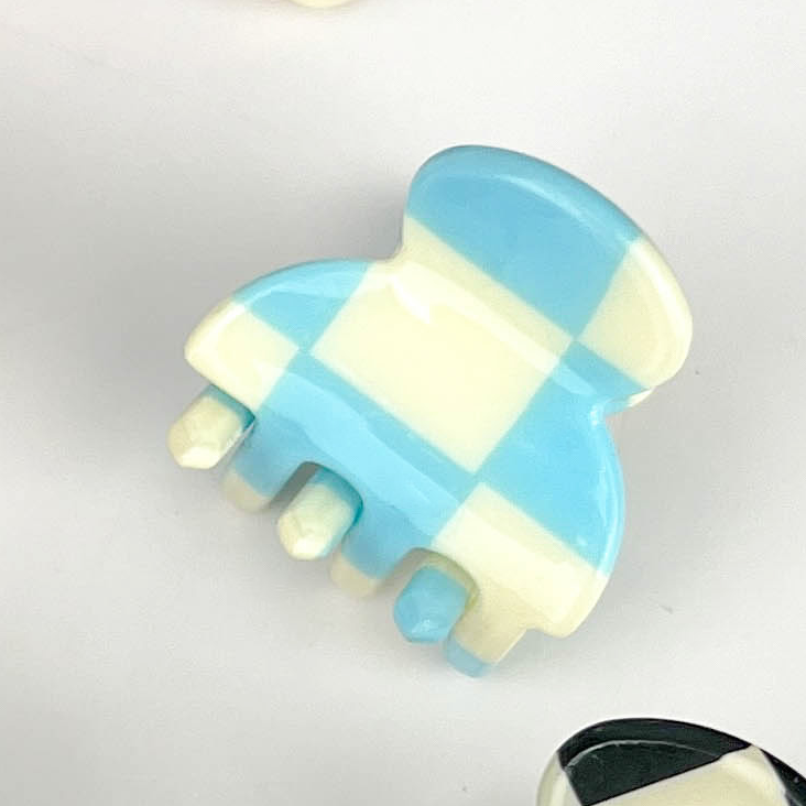 TheDivaSoap - Venta al por mayor Horquilla para el pelo - Mujer - Minipinza en forma de garra en forma de tablero de ajedrez9