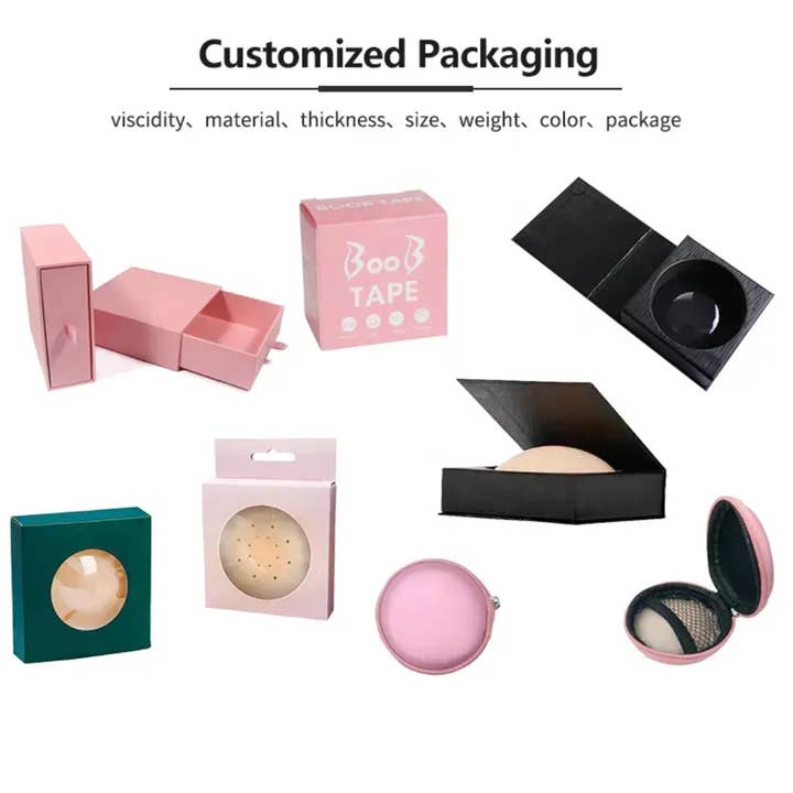 Gffitnesswear – wholesale Bröstvårteklistermärken - Dam – Återanvändbara silikonnipplar, osynliga självhäftande pasties2