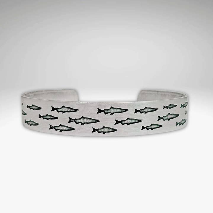 Zalm Run Manchet Armband voor wholesale door Daphne Lorna