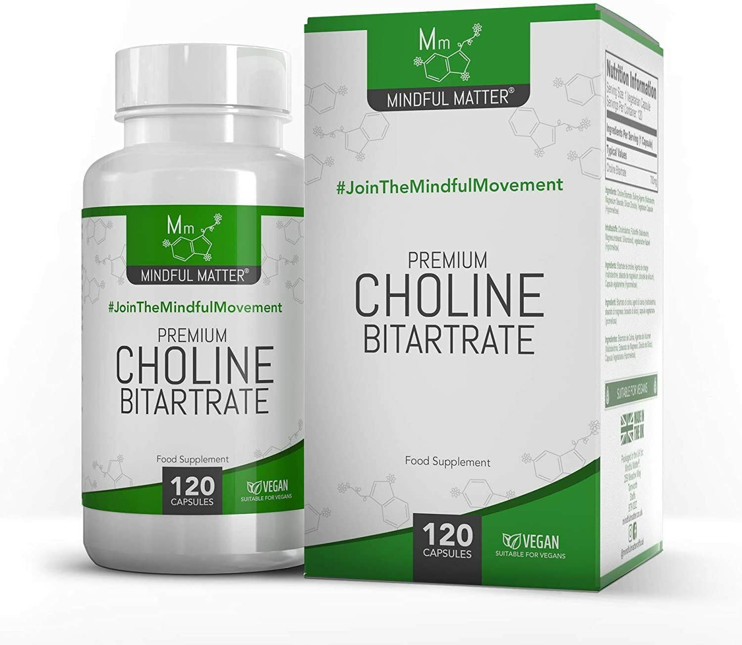 Focus Supplements - Wholesale Oral Supplement/Vitamin - Choline Bitartrate (700mg) 120 Capsules0