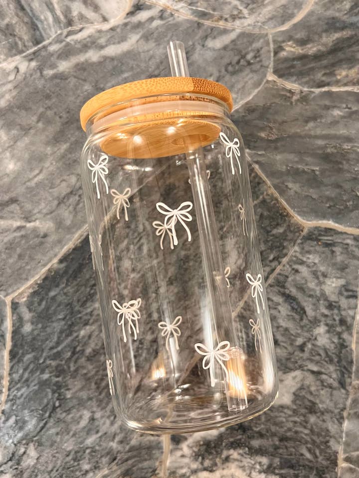 12oz mini rosetter glasbägare med lock för wholesale av Honey Rose Collective