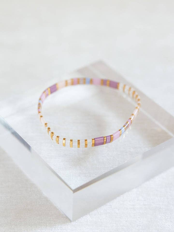 Periwinkle Tila armbånd for engroshandel hos Coast and Cove