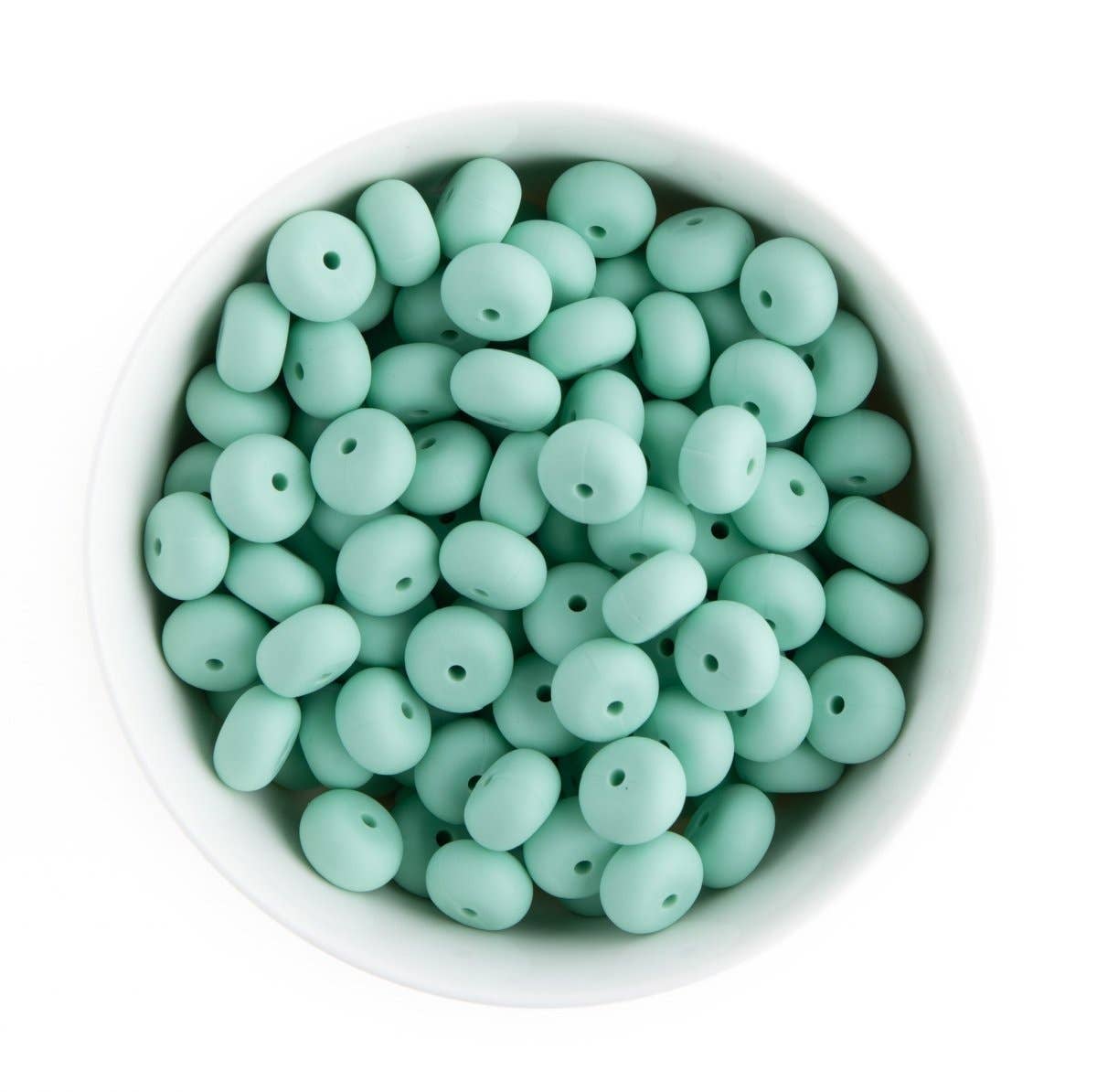 Cara & Co Silicone Craft Supply – wholesale Pärlor – 14 mm abacusformade silikonpärlor23