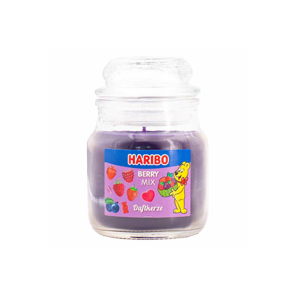 Candle Square - Wholesale Jar/Filled Candle - Haribo small jar BerryMix candle - 85gr0