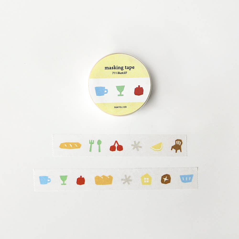 Suatelier design - Wholesale Washi Tape - illust.07