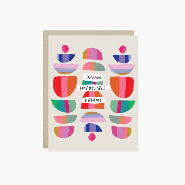 Dream Impossible Dreams Birthday Card for wholesale by Barone and Co.