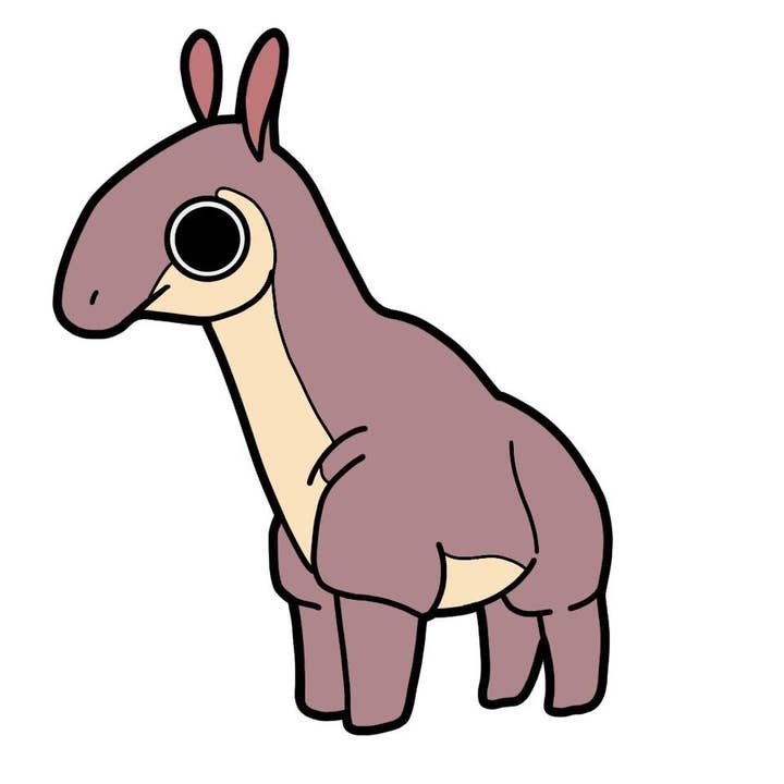 Megfauna Pré-Histórica - Pino de Lapela Paraceratherium por atacado de Rextooth Studios