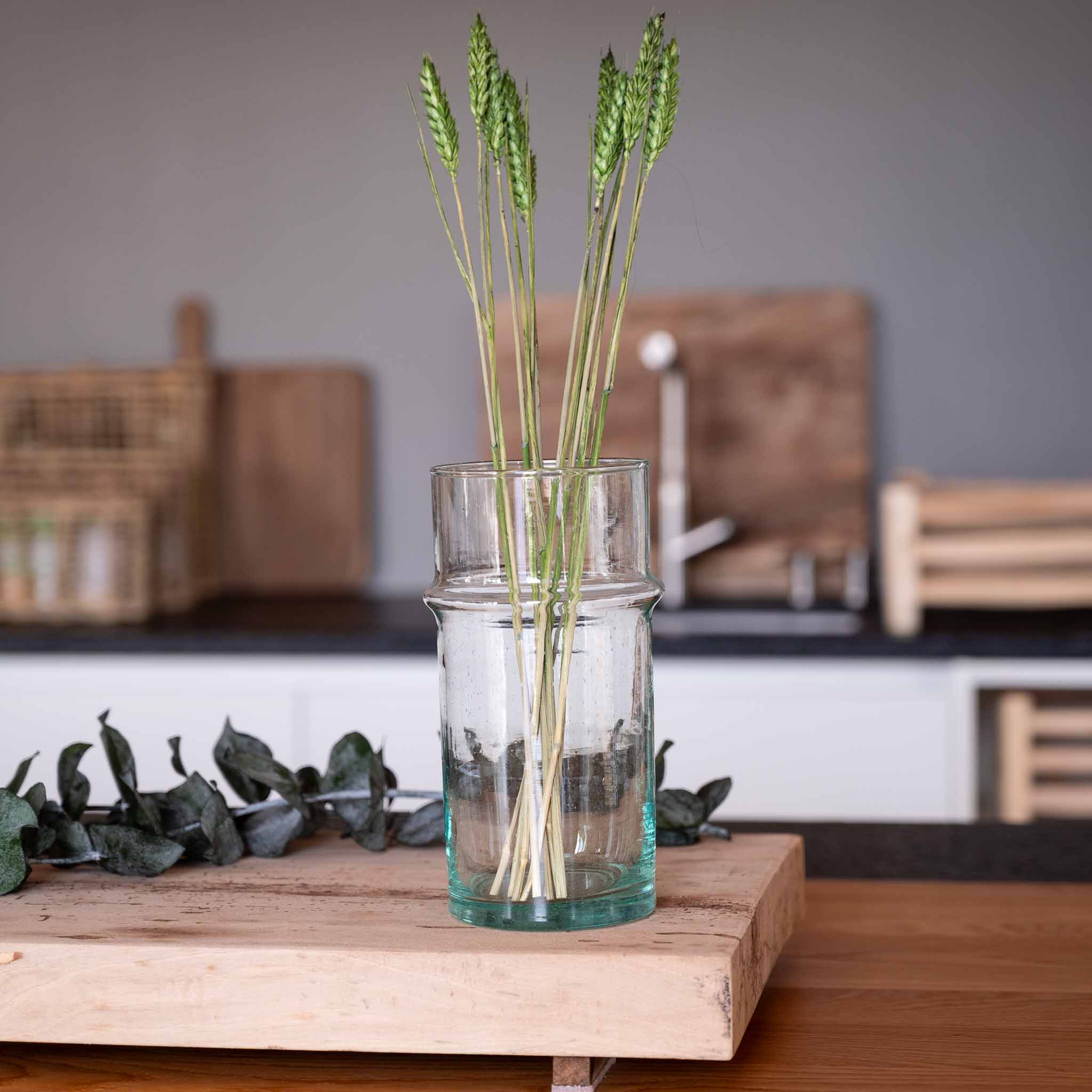 COSYDAR-DECO - Vente Carafe - Carafe Beldi en Verre Recyclé 20x9cm0