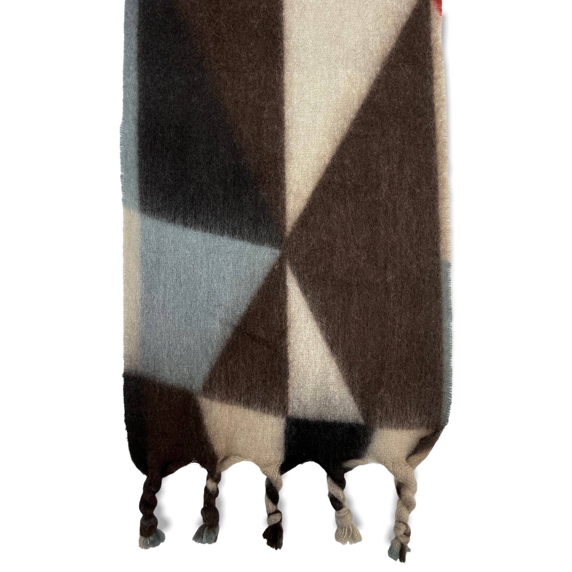 Lili Scarves (US Duty Free) - Wholesale Scarf - Women's - Soft Abstract Winter Scarf with Braided Tassels6