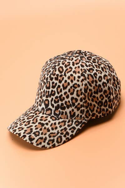 JOSSLYN by wall to wall - Wholesale Baseball Cap - Women's - ANIMAL PRINT BASE BALL CAPS  | 40HW7102