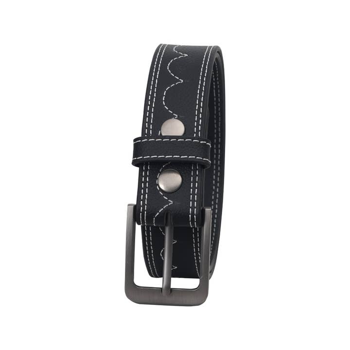 Men's Belt Genuine Leather Belts Wyoming Bison Leather Belt for wholesale by USA Leather Shop