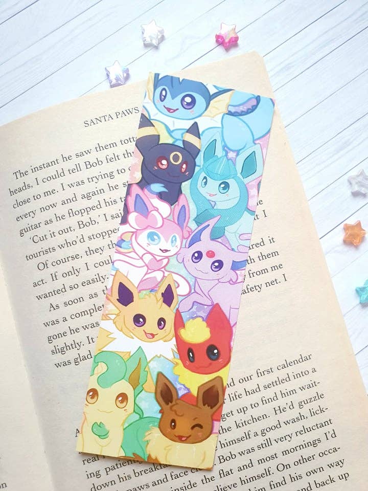 Eeveelutions Bookmark for wholesale by Ellesdoodlebox