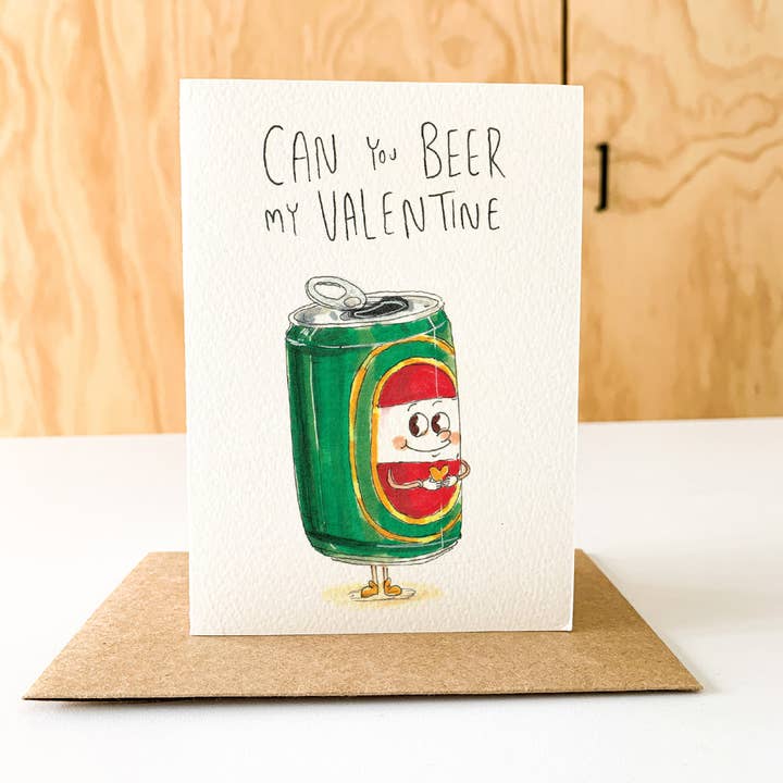 Well Drawn - Wholesale Valentine's Day card - Can You Beer My Valentine6