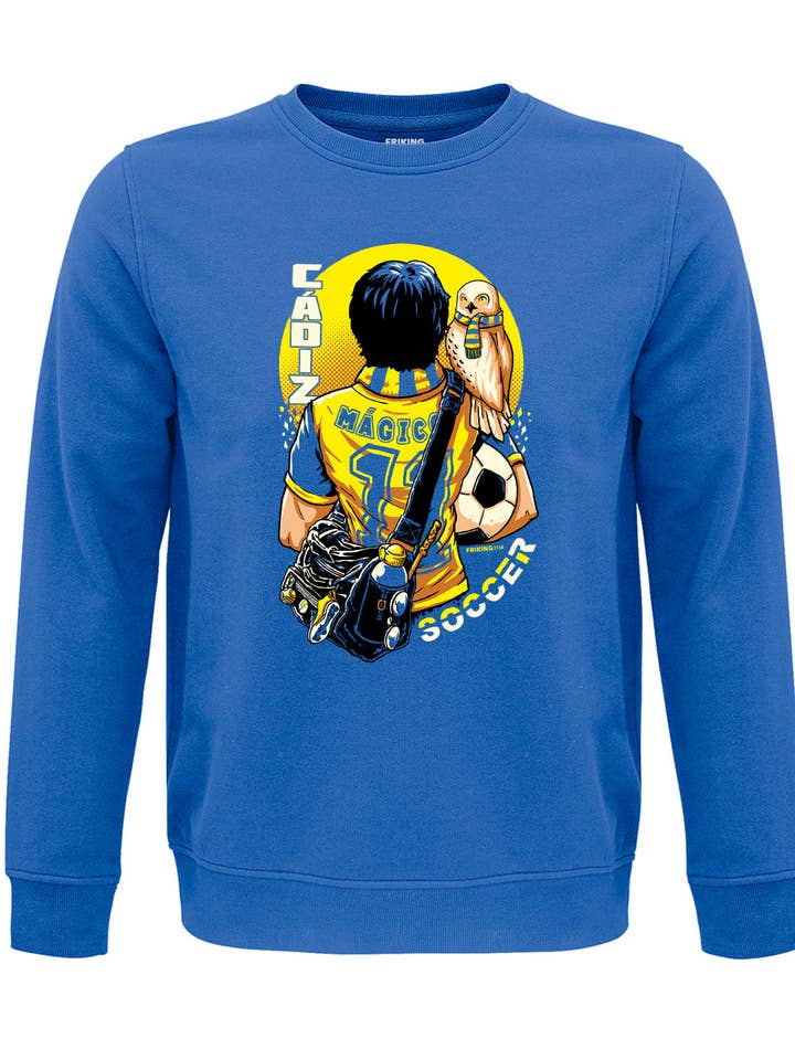 Felpa unisex con cappuccio Soccer Magic - 213A per la vendita all'ingrosso da parte di FRIKING STYLE