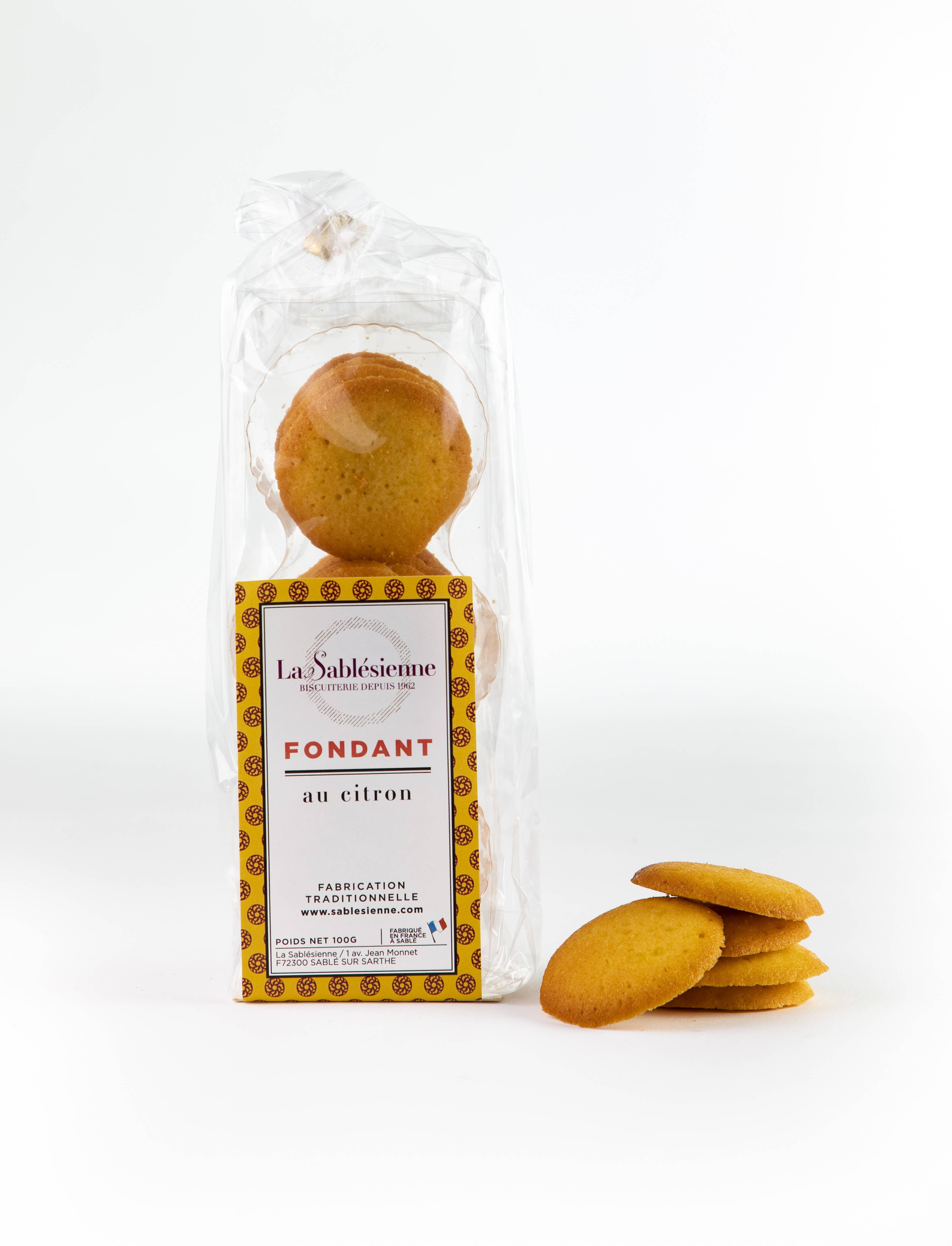 LA SABLESIENNE - Venta al por mayor Galletas - Galletas de fondant de limón - bolsa de 100 g0