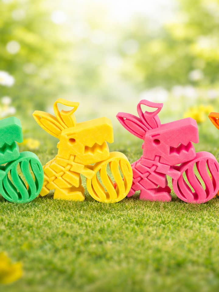 Articulated Baby Dino with Egg – 3D Printed Fidget Toy for wholesale by Bub's Trading Post