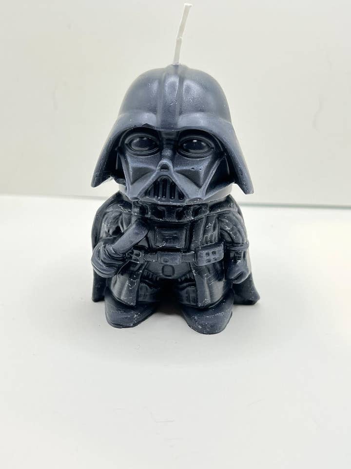Darth Father Paraffin/Palm Novelty Candle for wholesale by Susan Schomigs Creations