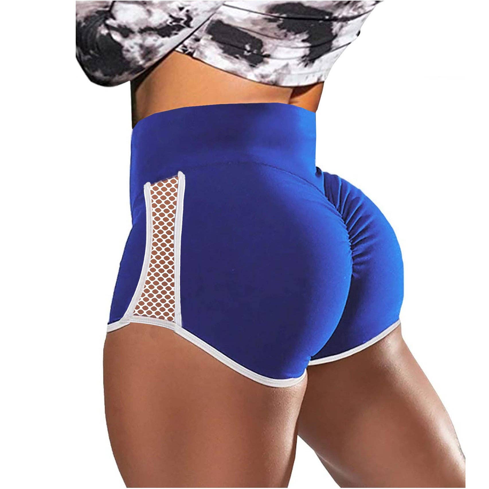 Tourtiwi - Wholesale Athletic Shorts - Women's - Contrast Low-Rise Track Shorts3