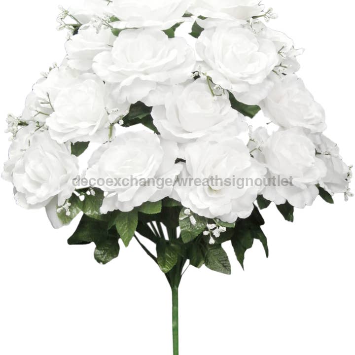 23 In Satin Rose With Gypso 55919-WT per la vendita all'ingrosso da parte di DecoExchange