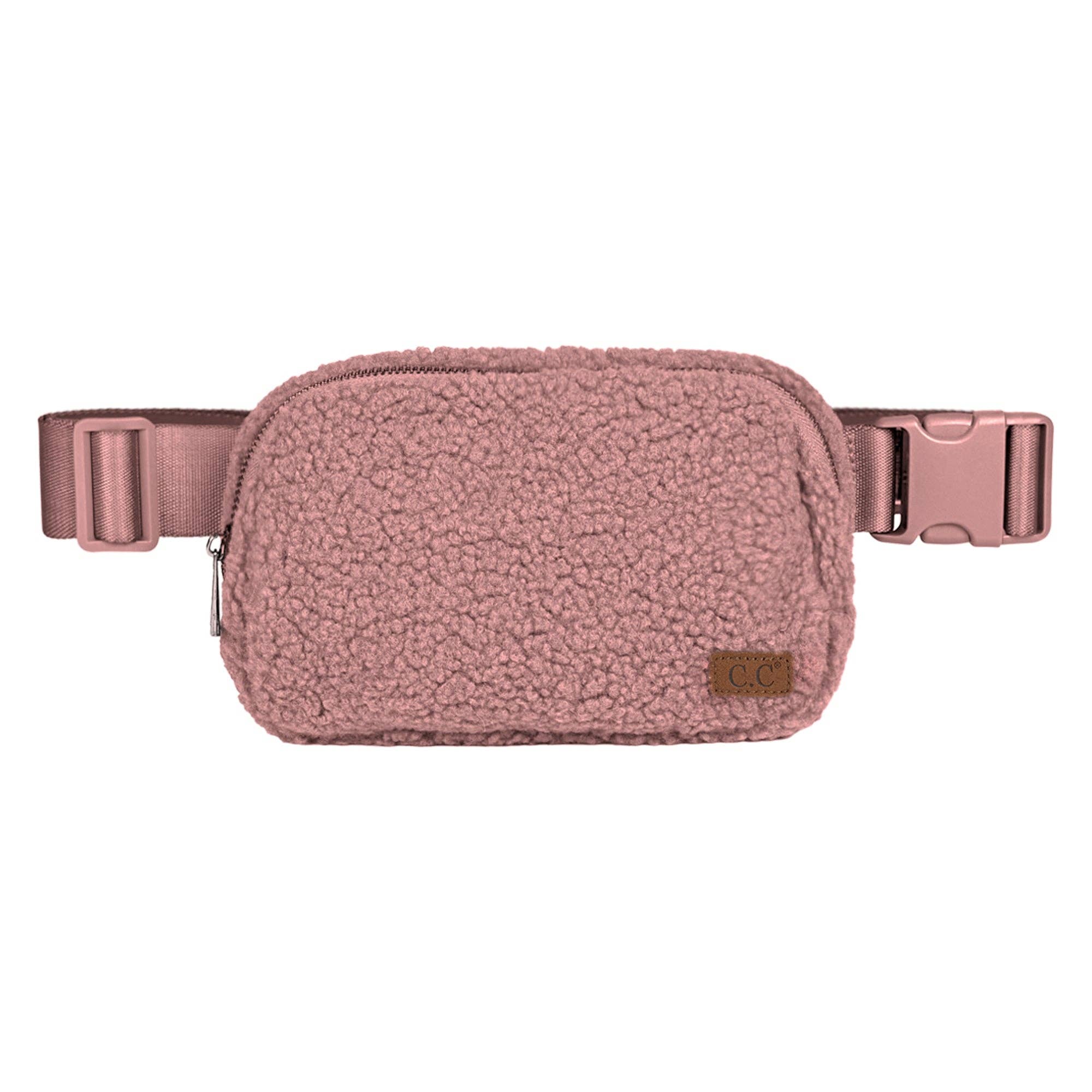 Truly Contagious - Wholesale Belt Bag - Women's - CC Sherpa Unisex Belt Bag Fanny Pack BGS00579