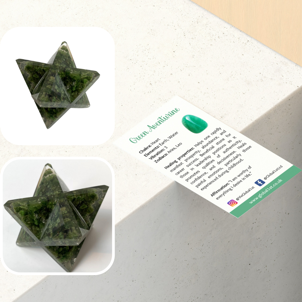 VIE – wholesale Spiritual stone/crystal – Merkaba Star35