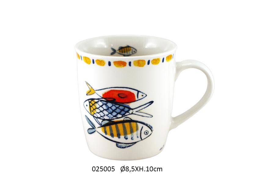 Faye - Wholesale Coffee Mug - Mug 'Al Mare' Ø8.5 X H.9.5 cm / 325 ml0