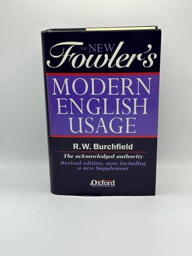 Fowler's Modern English Usage 3rd Edition by H.W. Fowler for wholesale by Boon Books