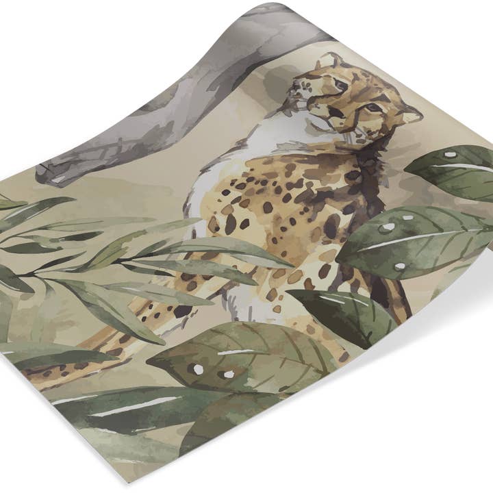 Walloha - Vente Décoration murale – enfant et bébé - Papier peint animalier - SAFARI ADVENTURE - Behang kinderkamer9