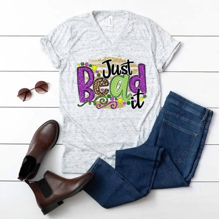 Just Bead It Tee for wholesale by Ebony's Tees's and Crafts