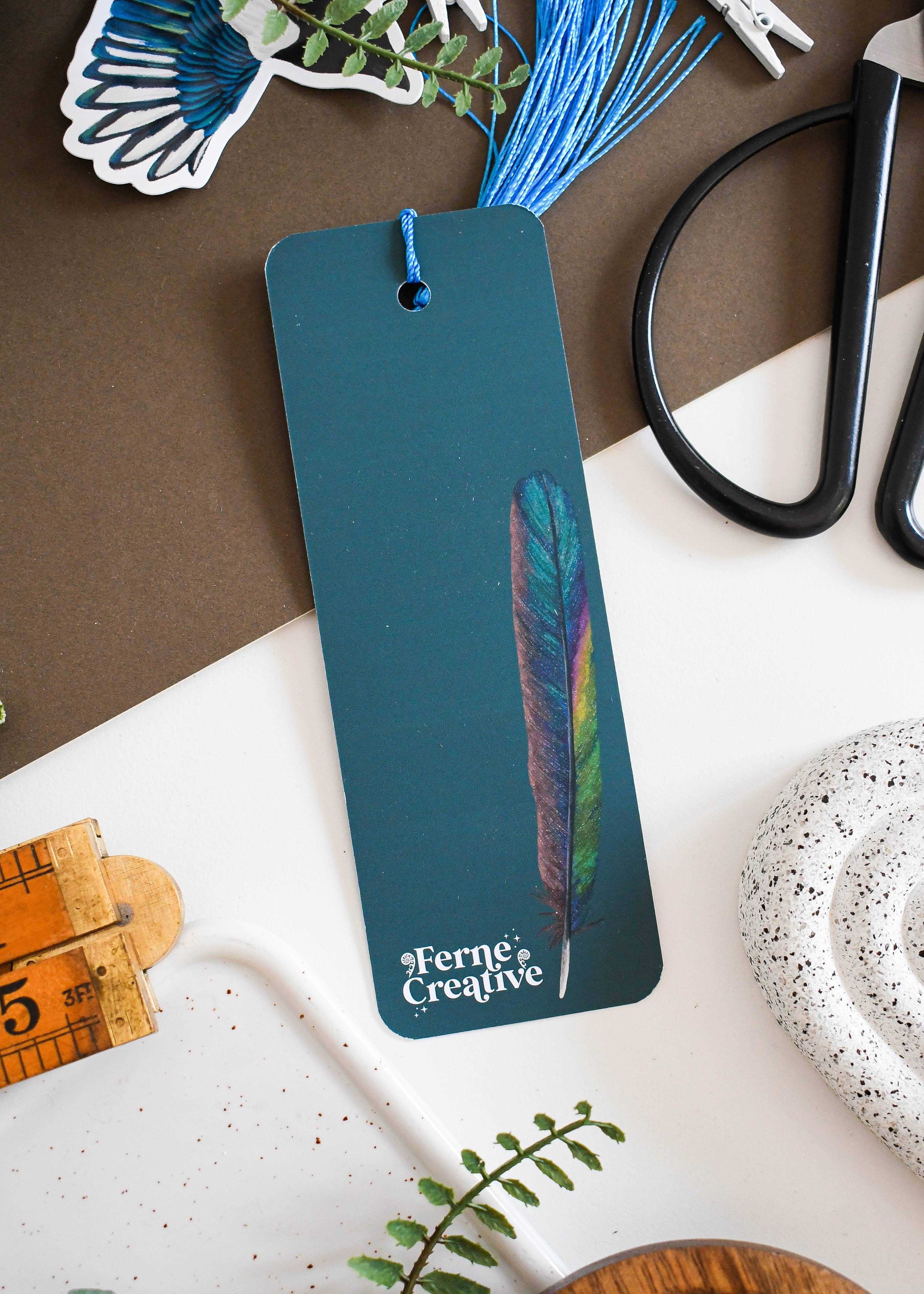Ferne Creative – wholesale Bookmark – Eurasian Magpie Bookmark1