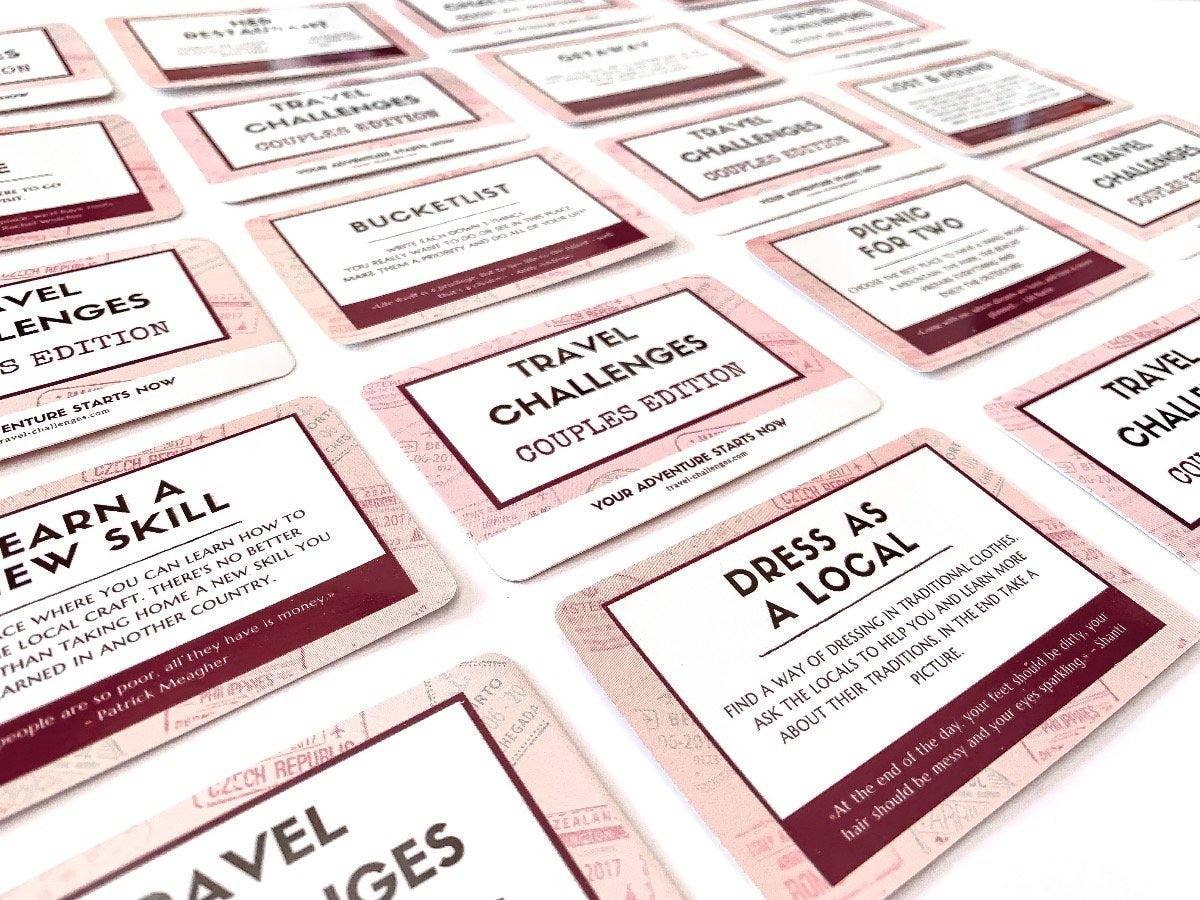 Travel Challenges - Vendita all'ingrosso Giochi di carte - Sfide da viaggio - Edizione coppie7