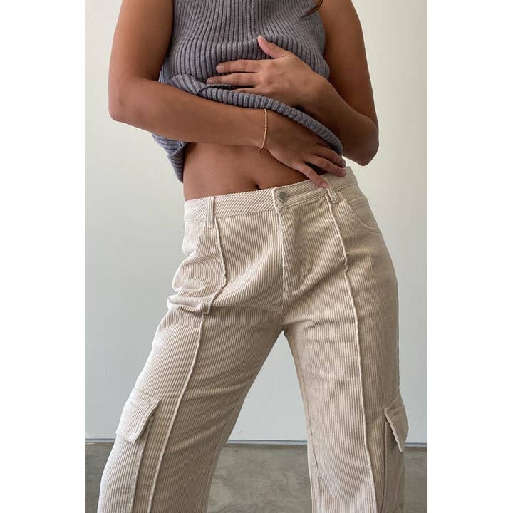 Et Clet - Wholesale Pants - Women's - CORDUROY CARGO PANTS4