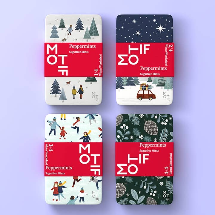 Motif - Wholesale Mints - Motif Winter Wonderland - pk 36 (US labelling)