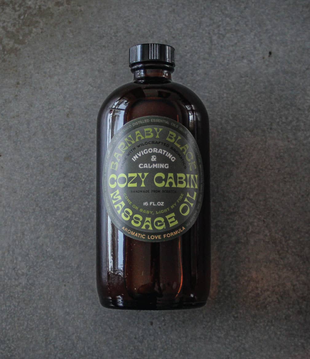 Barnaby Black - Wholesale Massage Oil/Gel - Cozy Cabin Massage Oil3