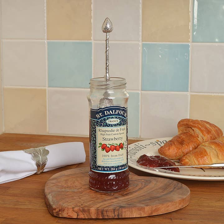 Glover & Smith - Wholesale Kitchen Spoon - Strawberry Jam Spoon, Pewter Jar Spoons With Hooks