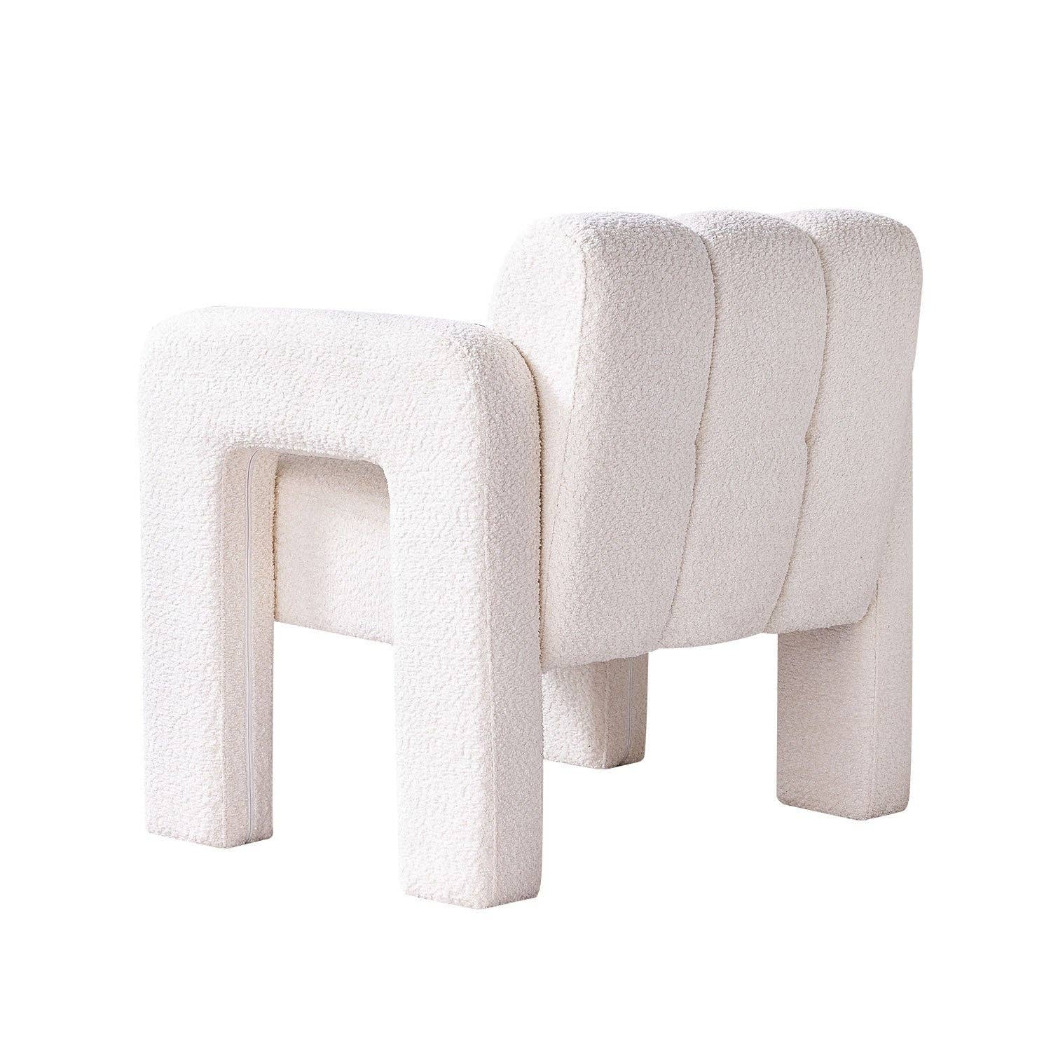 BlakOutlet - Wholesale Chair - 31.10" Wide Boucle Upholstered Accent Chair7