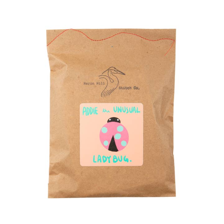 Heron Hill Stitch Co - Wholesale Craft Sewing Kit - Addie the Unusual Ladybug - DIY Craft Kit1