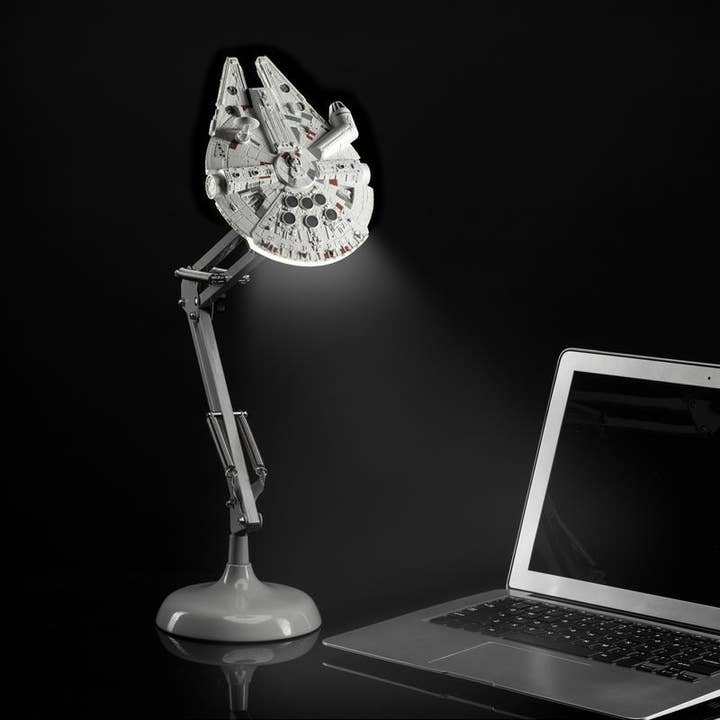 Star Wars Millennium Falcon Posable Desk Light for wholesale by Paladone UK