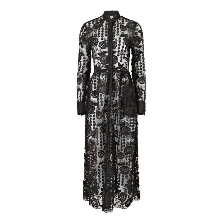 Abito in Pizzo Nero per la vendita all'ingrosso da parte di Boutique Kaotique