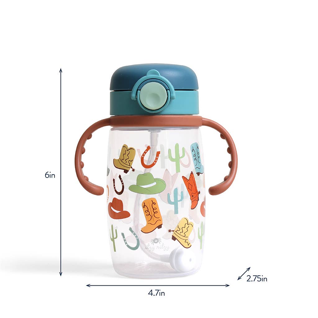 Itzy Ritzy - Wholesale Drinking Glass/Cup - Kids & Baby - *NEW* Itzy Sips™ - Straw Cup With Snap-Close Lid12