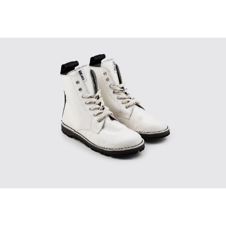 RE49 COLLECTION SAIL MOD. STAGE / ALL WHITE per la vendita all'ingrosso da parte di RE49 Italian Sustainable Shoes