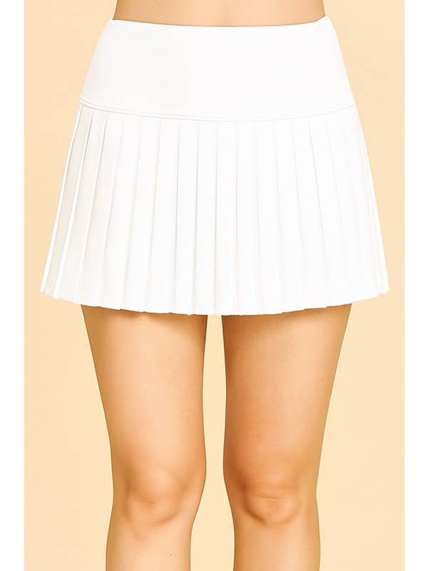 MIO WHOLESALE - Wholesale Skort - Women's - PLS001 SHARP PLEATED TENNIS SKORT8