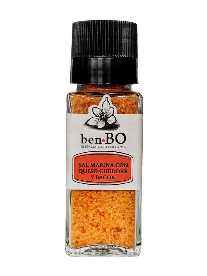 Sel Marin au Cheddar et Bacon pour la vente par benBO Gourmet