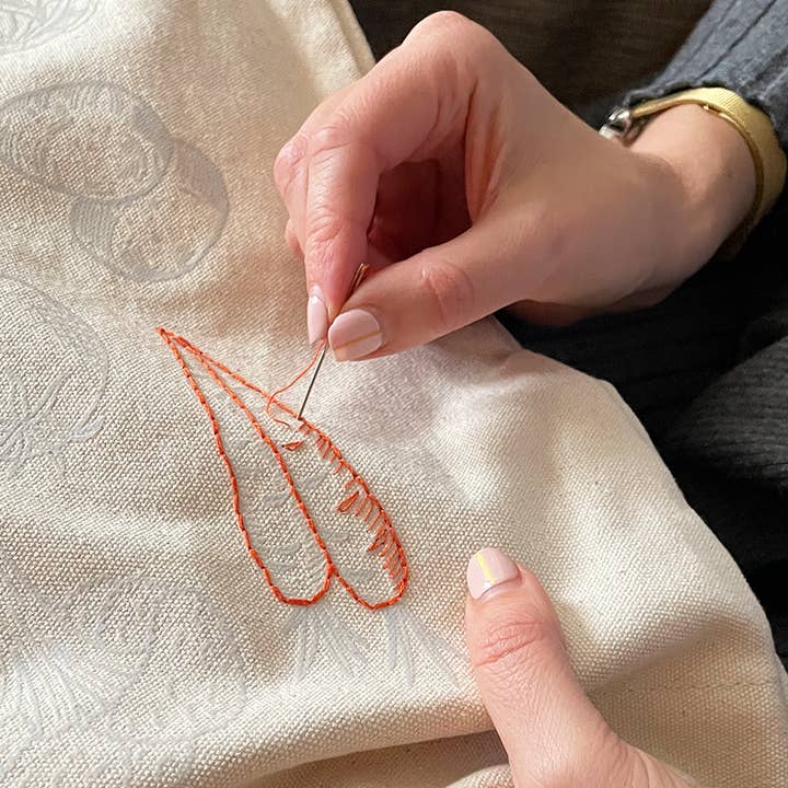 Chasing Threads - Vendita all'ingrosso Borsa tote - Donna - Borsa da ricamo con verdure da cucire11