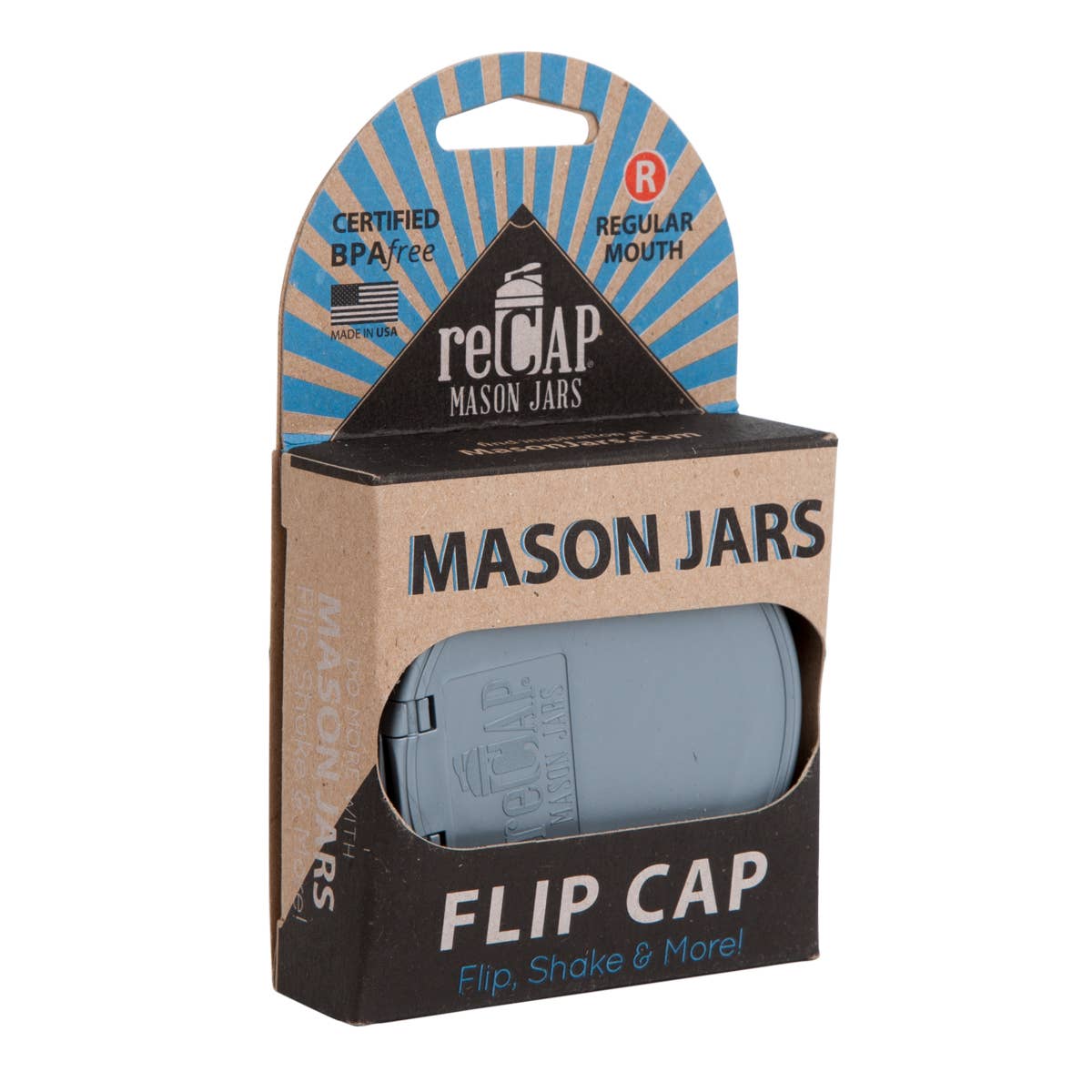 reCAP Mason Jars – wholesale Matlåda – Mason Jar Flip Lock, av reCAP® - Förpackning med 123