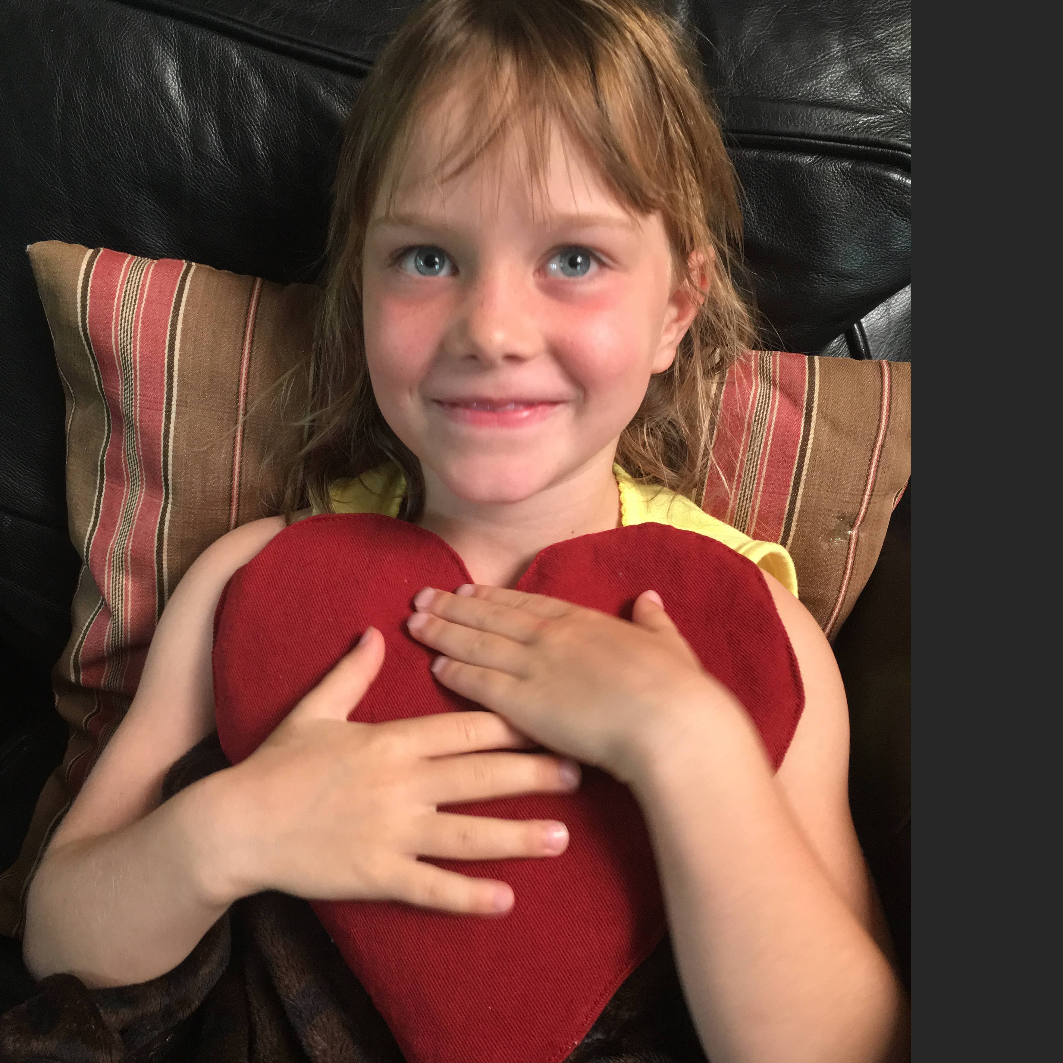 Hot Cherry Pillows – wholesale Varm/kall kompress – Hjärtformad kudde -Röd Denim5