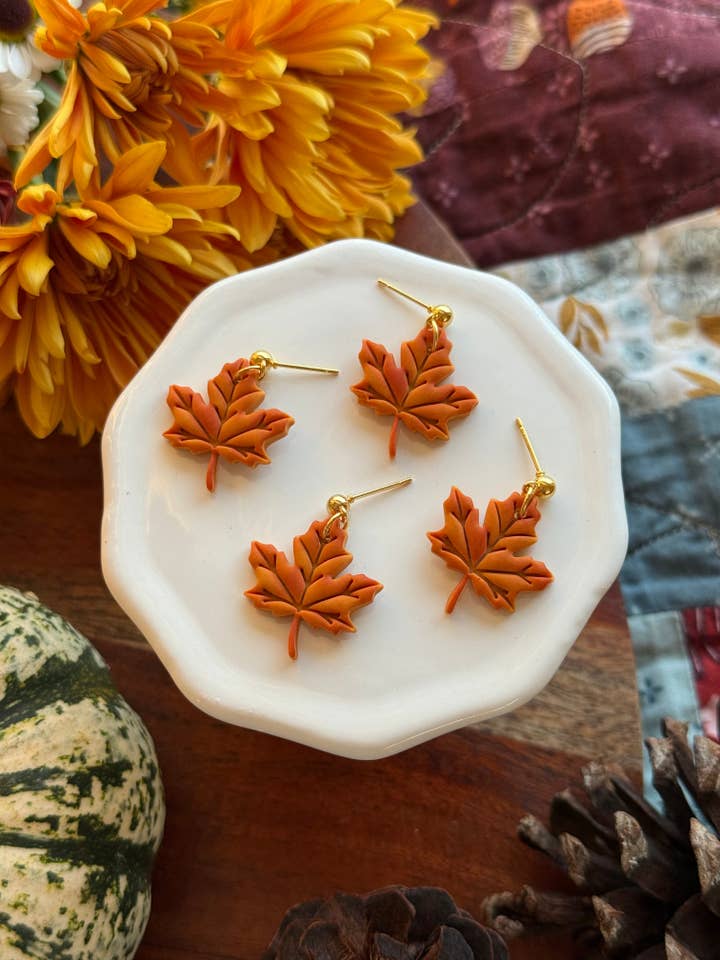 Pendenti Foglia d'Acero per la vendita all'ingrosso da parte di Happy and Hannahmade