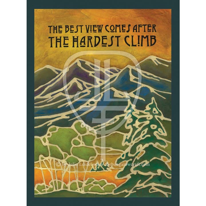 The Bungalow Craft - Wholesale Art Print - Hardest Climb1